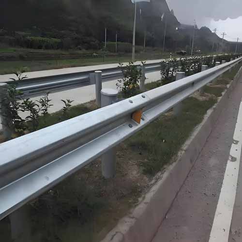 Single Side One Layer Road Railings Guard Railings Traffic Barrier