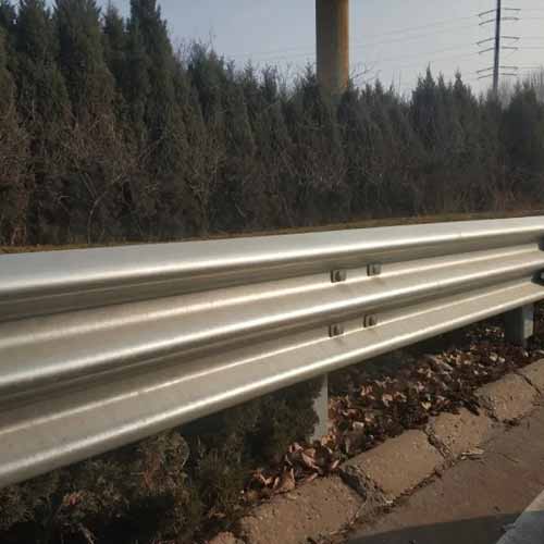 Roadway safety beam steel crash barrier highway guardrail