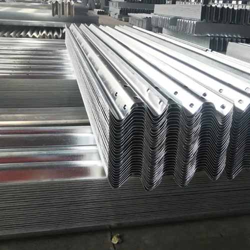 China factory road road high quality galvanized double wave guardrail three wave guardrail z column