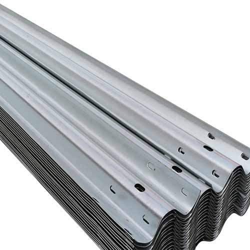 Traffic safety barriers road guardrail for highway tri beam high guardrail galvanized steel guardrail